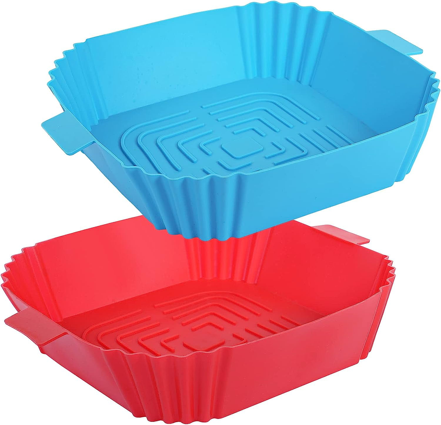 Air Fryer Silicone Liners Reusable Square 8.5 inch for 4 to 6 QT