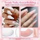 thumbnail image 2 of Kit de gel de uñas de polietileno Modelones Builder Extension Nude White, 2 of 9