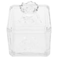 thumbnail image 2 of Glass Seal Jar Multi-use Food Storage Canister Decorative Embossed Glass Jar Kitchen Airtight Jar, 2 of 8