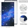thumbnail image 2 of GZHJMY Galaxy Soft Hand Towels, 2 Pcs Absorbent Bath Towel Decorative Fingertip Towels for Bathroom Gym Spa Hotel Beach Swimming Pool,14.4"x 28.3", 2 of 7