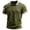 Army Green@GC@, variant on CONZONE Independence Day Men's Polo Shirt Short Sleeve 4Th Of July Polo Shirts For Men Patriotic Usa Flag Embroidery Collared Cozy Buttons Golf Shirts