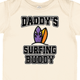thumbnail image 4 of Inktastic Daddy Surfing Buddy Kids Surfer Boys or Girls Baby Bodysuit, 4 of 5