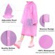 thumbnail image 4 of Poncho de lluvia portátil para niños, chubasquero reutilizable con capucha y mangas, duradero, ligero y perfecto para actividades al aire libre Xemadio LRWJ109-4, 4 of 7