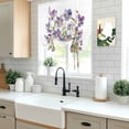 thumbnail image 5 of Watercolor Purple Floral Balloon Curtains 63 Inch Length for Living Room/Bedroom, Spring Flower Basket Botanical Rod Pocket Privacy Door Curtains Decorative Tie Up Shade for Window 52"x63", 5 of 8