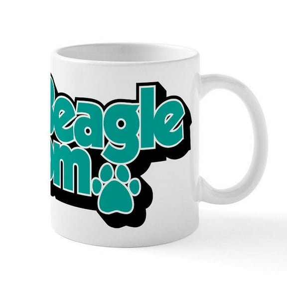 CafePress - Beagle Mom - 11 oz Ceramic Mug - Novelty Coffee Tea Cup