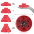 thumbnail image 1 of Difusor de pelo Ecomeon Silicona Plegable rojo 13.8 * 11CM, 1 of 5