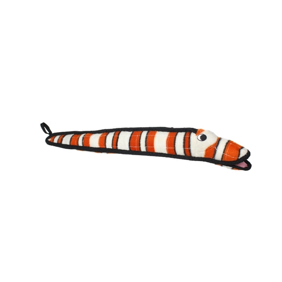 Tuffy Ocean Creature Eel Durable Plush Dog Toy