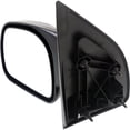 thumbnail image 4 of For Ford F-250 Super Duty 1999-2010 Door Mirror Driver Side | Non-Heated | Manual Glass | Textured Black | Manual Folding | Paddle Style | Replacement For FO1320209 | F81Z17683AAB, 4 of 6