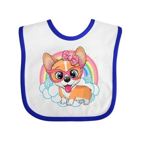 

Inktastic Corgi Gifts Dog Lover Gift Baby Girl Bib