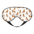 thumbnail image 6 of Rocae Labrador Retriever Dog for Mask for Women Men, Luxury Eye Cover Eye Shade with Adjustable Strap for Travel, Nap, Meditation, 6 of 7