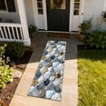 thumbnail image 5 of Corridor Stone Patterned Carpet with 3D Pebble Design Washable Floor Mat for Entrance Bathroom and Kitchen Use, 5 of 5