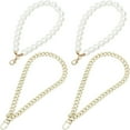 thumbnail image 1 of HLONK 4 Colors Metal Chain Extender 4.9 Inch Short Chain Bag Strap Extender Replacement Mini Purse Chain with Spring Gate Ring Decoration Chain for Satchel Shoulder Bag Crossbody Bag, 1 of 6