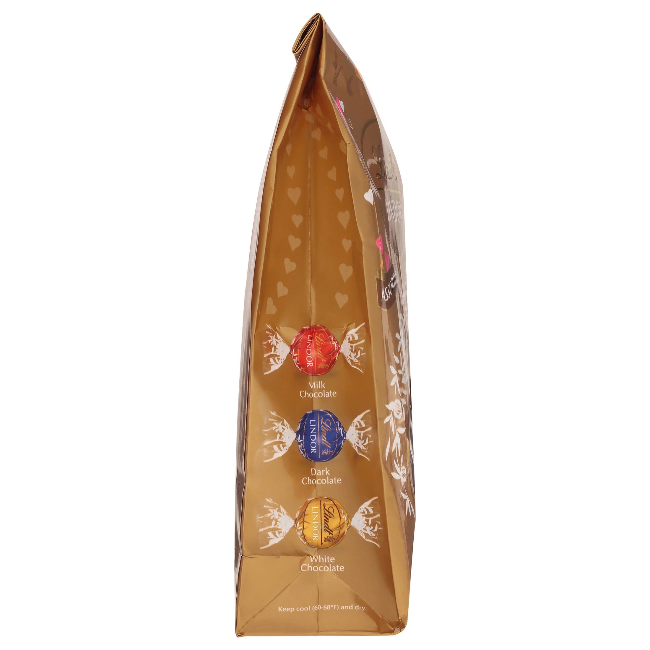 Lindt LINDOR Valentine's Day Assorted Chocolate Candy Truffles, 8.5 oz. Bag