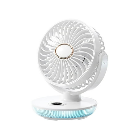 

Qocolhg Portable Air Conditioner-3000mAh Rechargeable Personal Air Cooler with 5 Speeds Duration 5-10 hrs Quiet Mini Air Conditioner Fan Desk Cooling Fan for Home Bedroom Travel and Office
