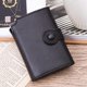 thumbnail image 5 of Cartera con clip para tarjetas de crédito con botón RFID para hombre Cartera automática con tarjetero de metal con RFID emergente Monedero negro de alta calidad, 5 of 5