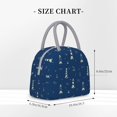 thumbnail image 2 of Fotbe Lighthouses and Anchors Bolsa de Almuerzo con Estampado, Lonchera Aislada, Contenedor de Comida Reutilizable Tipo Cooler a Prueba de Fugas, 2 of 6