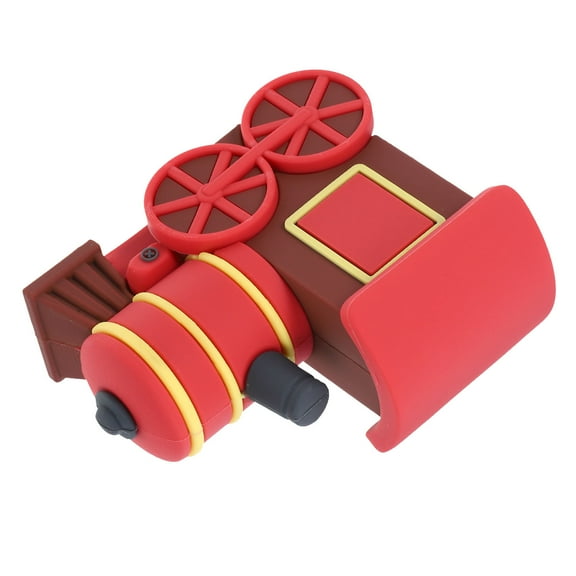 Soimiss Red Vintage Train Cake Topper for Birthday Party Cake Decoration