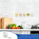 thumbnail image 5 of Caja de almacenamiento colgante de cereales de 1000 ml, contenedor de almacenamiento de cocina, dispensador de granola, caja de almacenamiento (blanco), 5 of 5