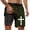 Z03-Army Green, variant on YAYUBA Black Swim Trunks Men Big and Tall 2 In 1 Liner Compression Stretchy Quick Dry Breathable Soild Color Anti-Chafe Bathing Suits Light Multi Pockets Summer Beach Cruise Water Park