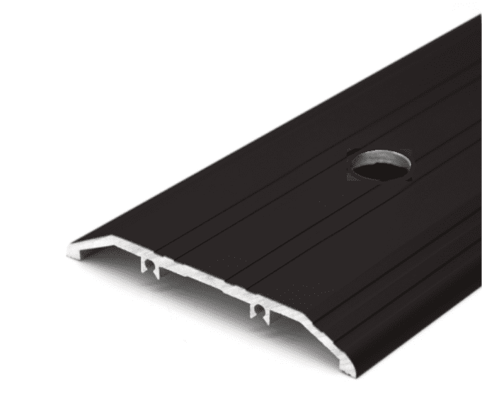CBW Black Anodized Aluminum Threshold 4" Wide 1/2" High 60 Inch