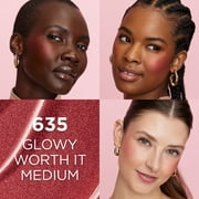 L'Oreal Paris True Match Lumi Le Liquid Blush, liquid pigments, 635 Glowy Worth It Medium, 0.33 fl oz