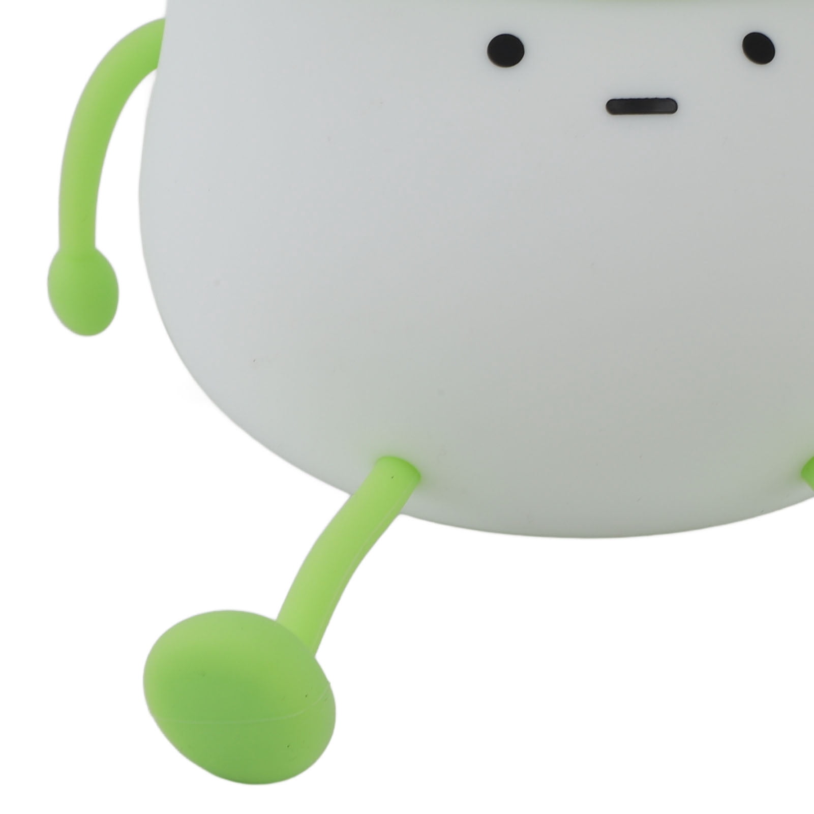 Yajisi Cute LED Night Light Tap Control Rechargeable 1.5W Decorative Scallion Shape Bedside Lamp for Baby Nursery Bedroom Kids Room (5.1 inches / 12.9 cm)