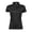 Black, variant on Womens Pima Short Sleeve Cotton Polo Shirt