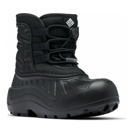 Columbia Childrens Powderbug Girls' Snowlite Lace Boots Color: Black White Size: 9 T