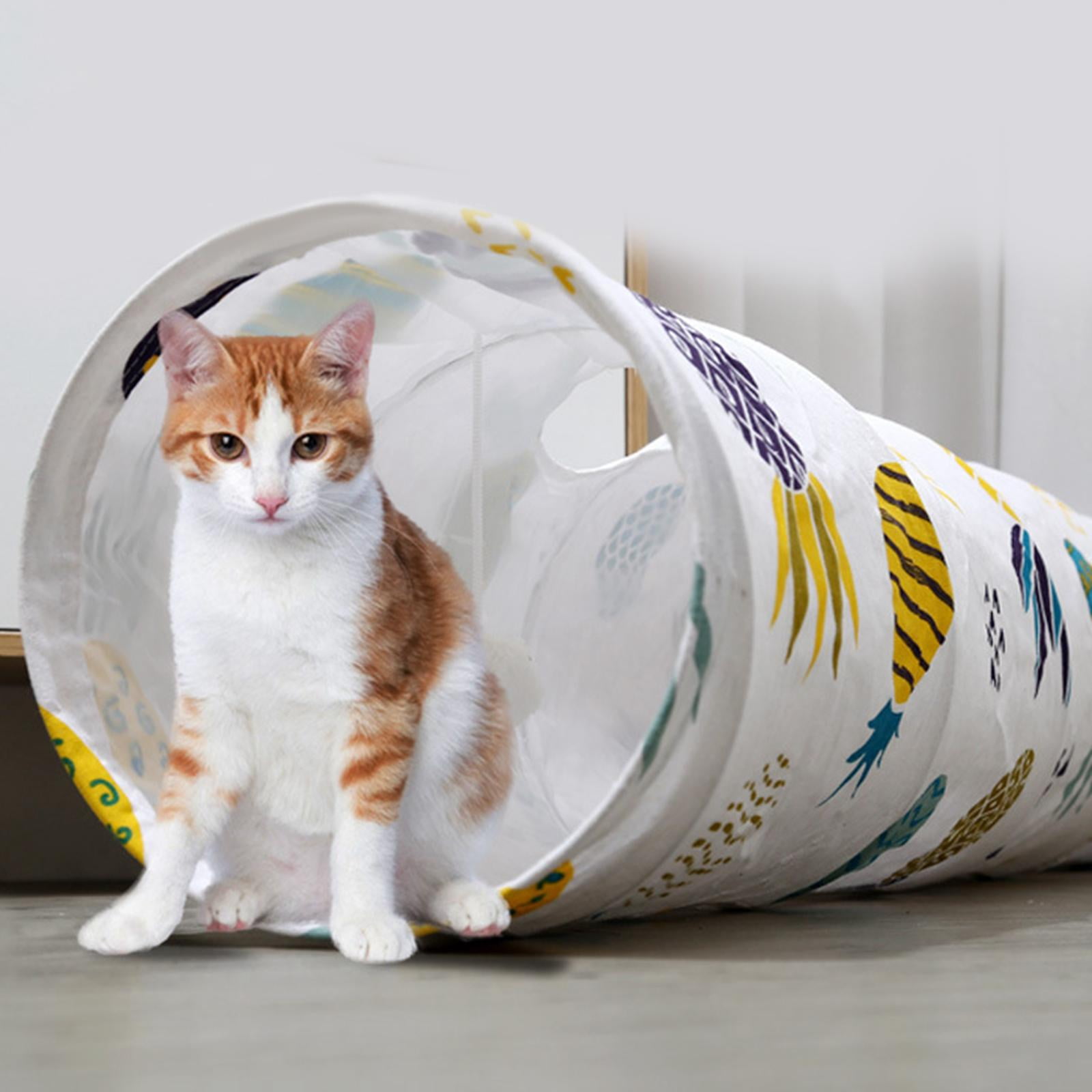 Cat Tunnel Exercising Cats Interactive Toy Running Climbing Toy Folded Pet Crawl