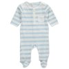 Baby Boys' "Triple Stripe" Footed Coverall