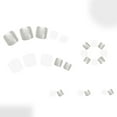 thumbnail image 7 of 24pcs White French Press on Toenails,Short Square Summer Fake Nails,Glossy Wearable Nail Tips,Acrylic Glossy Full Cover Glue on Toenails False Toenails for Women Girls Beach Manicure Gifts, 7 of 7