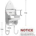 thumbnail image 2 of Iron Rack  Ironing Board Hanger  Wall Mount Electric Iron Holder  Wall Mount Ironing Board Rack  Household Bathroom Iron Shelf, 2 of 6