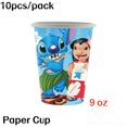 thumbnail image 3 of Decoración de fiesta de cumpleaños de Disney Lilo & Stitch, vajilla desechable, plato, servilleta, globo, mantel para niños, suministros para baby shower, 3 of 5