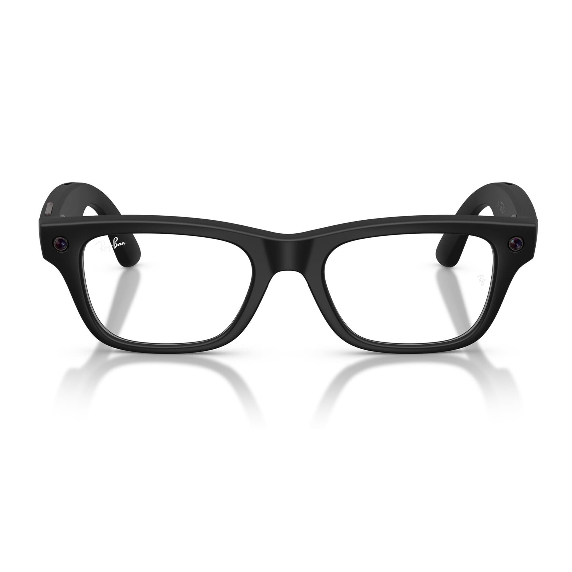 Ray-Ban Unisex Size 49 AI Smart Meta Gen 2 Scriber Optics Glasses with Charging Case, Transparent Stone Beige/Clear
