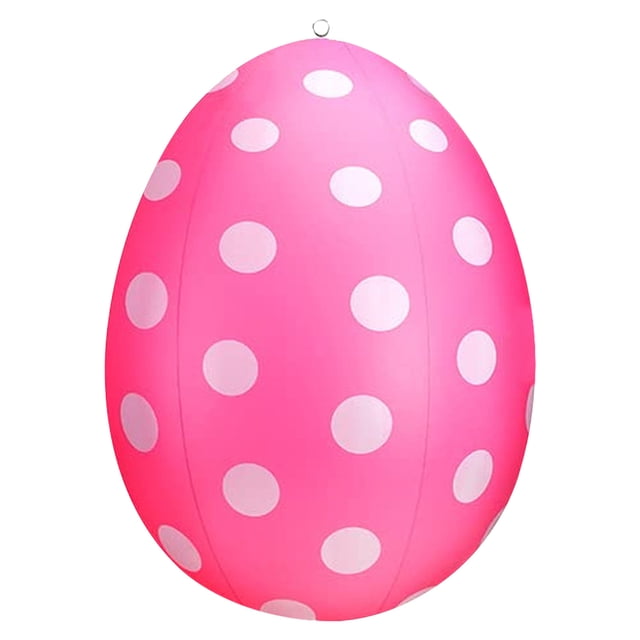 Deeceymbur Inflatable Easter Eggs Outdoor Decoration for Yard Garden Party with Colorful Designs