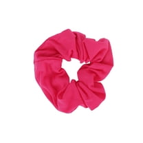 Motique Accessories Jumbo Cotton Scrunchie Hair Tie for Female and Girls- Hot Pink
