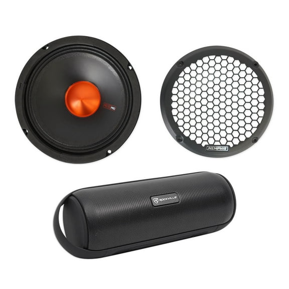 Memphis MJP8 MOJO Pro 400w Neo 8" Midrange Car/Marine Speaker Bluetooth Speaker