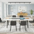 thumbnail image 3 of Tribesigns 6FT Conference Table, 70.8L x 35.4W x 29.5H inches Boat Shaped Meeting Table, 3 of 5