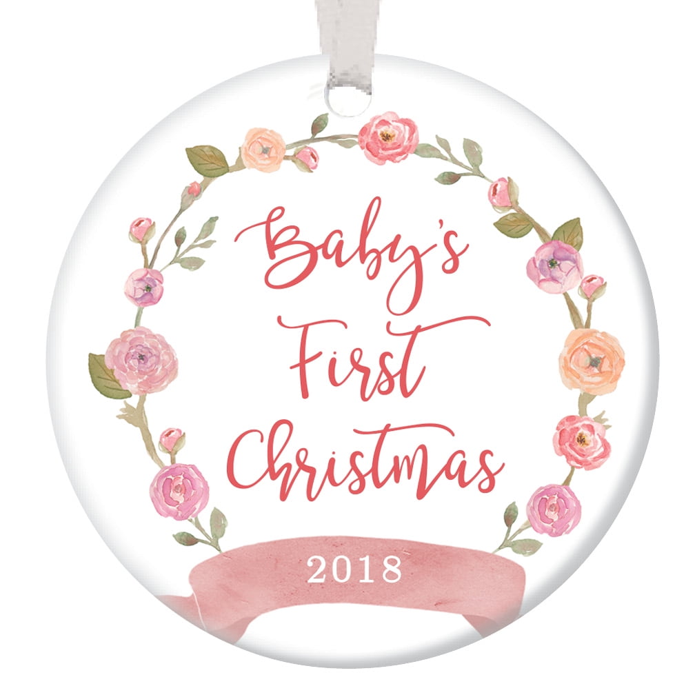 baby's first ornament 2018