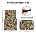 thumbnail image 5 of Vsdgher Skulls1 Car Foot Mat Set of 4 Pieces Universal Floor Liner Car Accessories Fits Most Cars, Trucks, Vans, sedans, SUV, 5 of 7