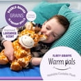 thumbnail image 2 of Warm Pals Microwavable Lavender Scented Plush Toy Stuffed Animal - Flirty Giraffe, 2 of 6