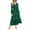 Green, variant on Riforla Women Casual Solid Maxi Dress V Neck Large Swing Dress Belt Long Sleeve Long Wedding Party Dresses Black S