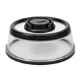 thumbnail image 2 of GUOOL Fresh Universal Vacuum Food Sealer Container Platter Cover Stackable Dish Covers black, 2 of 9