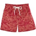 thumbnail image 1 of Boys Swim Trunks Beach Board Shorts Quick Dry Toddler Swimsuit Bathing Suits with Mesh Lining, 1 of 6