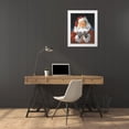 thumbnail image 3 of Comish, Susan 12x14 White Modern Wood Framed Museum Art Print Titled - Snow Blower, 3 of 4
