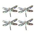thumbnail image 2 of veasfak 4pcs 3D Decorative Window Film, Clear Glass Rainbow Effect Door Window Static Dragonfly, 2 of 9