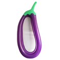 thumbnail image 1 of Inflatable Giant Eggplant Floating Swimming Pool Floating Bed Swimming Rings(250*105*20cm), 1 of 2