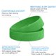 thumbnail image 3 of Diadema deportiva con absorción de sudor para hombres y mujeres, adecuada para baloncesto, correr, tenis, gimnasio, ejercicio 3PCS, 3 of 6