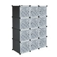 thumbnail image 4 of Veryke 12 Cube Closet System, Black and White, 4 of 5