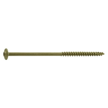 5/16 x 6" Star Drive Tan Lag Saberdrive Screws 10 lb. Bucket  (179 pcs.)